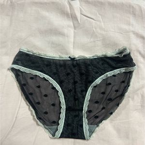 Black Polka Dot Briefs