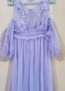 Lavender Tulle Party Dress