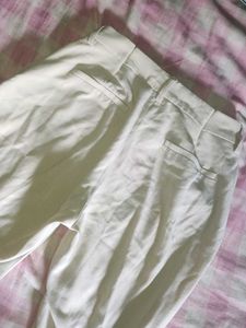 Beige Casual Pants