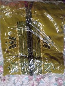 Zari Work Hooded Mexi Dubai Mex