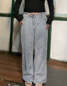 Wide Leg Denim Jeans