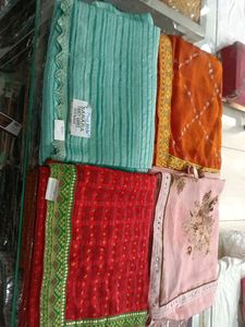 Elegant Sarees Assorted 4pc Combo