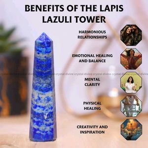 Lapis Lazuli Tower Pendent . .