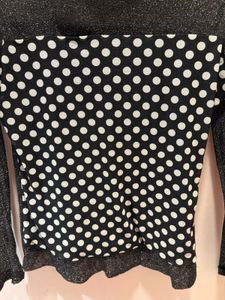 Beautiful Turtleneck Mesh Top