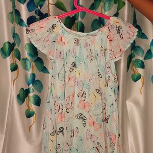 Butterfly Print Dress