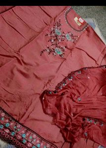 Elegant Embroidered dress material
