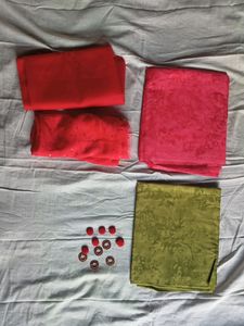 Cotton Dress Material Two Tops One Pant &amp;Dupatta