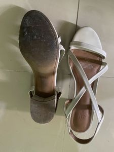 White Strappy Heels