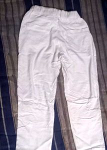 Combo Of Off-White Pleated Pants