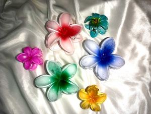 Flower Hair Clips - Set of 6