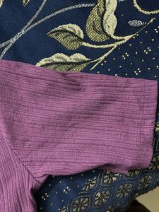 Purple Ribbed Cropped Top