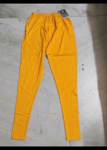Yellow Cotton Legging.
