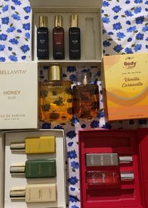 Bella Vita & Plum Perfume Bundle and skincare