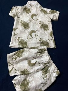 Retro Floral Kids&#39; Shirt &amp; Shorts Set