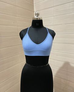 Forever 21 Light Blue Sports Bra