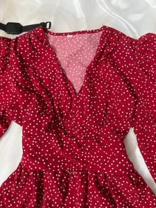 Red Polka Dress