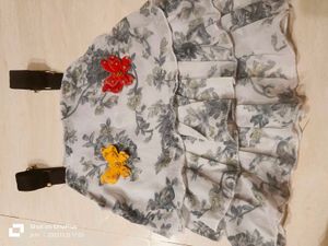 Cute Girls' Floral Outfit