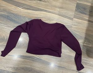 Stylish Purple Crop Top