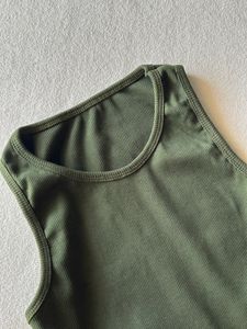 🍀Green ribbed Crop Top - Xxs - new- Fixed Price