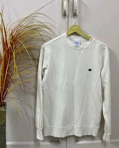Champion White Crewneck Sweatshirt - Like New
