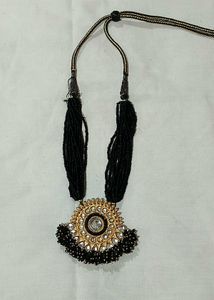 Black Kundan Necklace