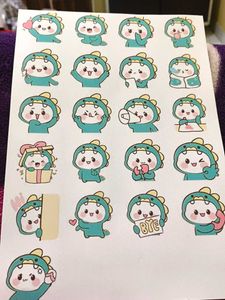 Cute Animal Stickers Pack Of 3 Sheet