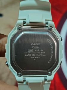 Casio W218 Rare Cream Colour