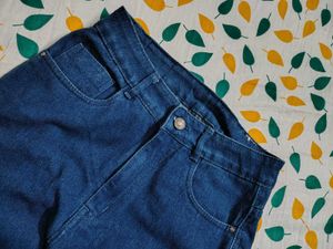 Dark Blue Straight Jeans