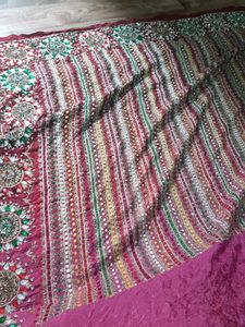 Full Sequence Work Double Shaded Saree💖