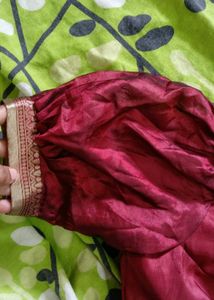 Marron Blouse With Lining