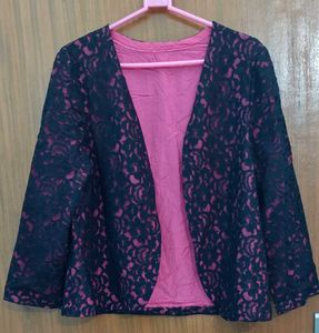 Pink Lace Jacket