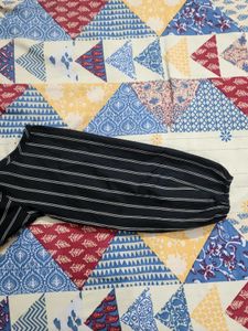 Striped Cold Shoulder Top