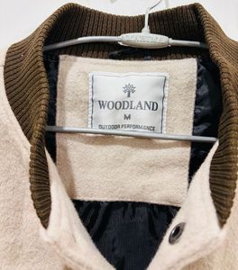 Woodland Wool Blend Bomber Jacket