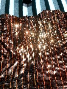 Party Wear Sequins Top Gold