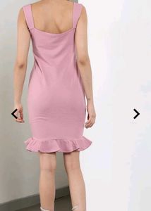 Shein Strappy Sleeves Ribbed Mini Bodycon Dress –