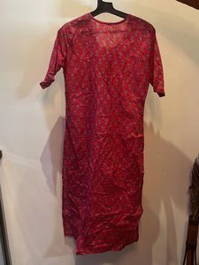 Pink Printed Kurta
