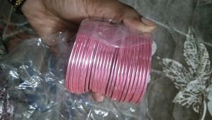 Metal Chudi Dark Pink