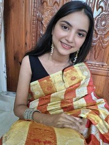 Pure Banarasi Saree With Blouse Piece✨️🛺💚🌿