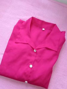 A Classic And Casual Pink Shirt