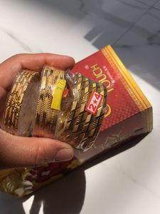 Golden Bangles Set