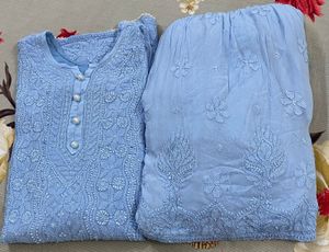 Beautiful Chikankari Kurti Set