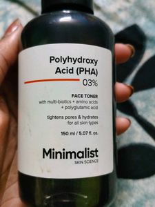 Minimalist PHA Toner