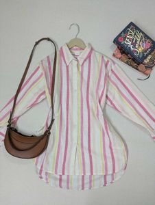 NEXT pink striped Shirt