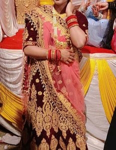 Designer Lahenga Choli With Net Dupatta