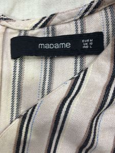 Madame Original Striped Jumpsuit