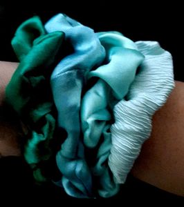 🌈Colorful Satin Scrunchie Set Of 10