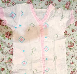 Light Pink Embroidered Nightgown - Never Used
