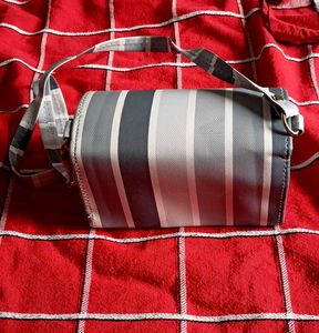 Striped Crossbody Bag