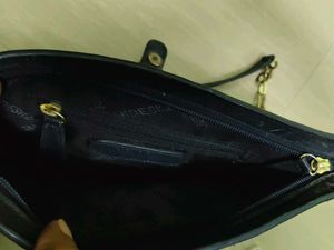 Vintage Lokatie Blue Snakeskin Shoulder Bag