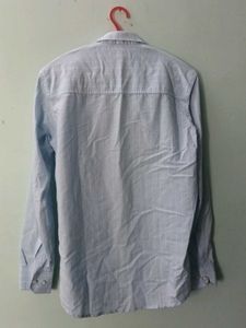 Blue White Striped Shirt